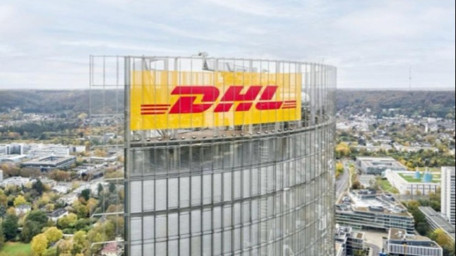 Perusahaan logistik DHL.