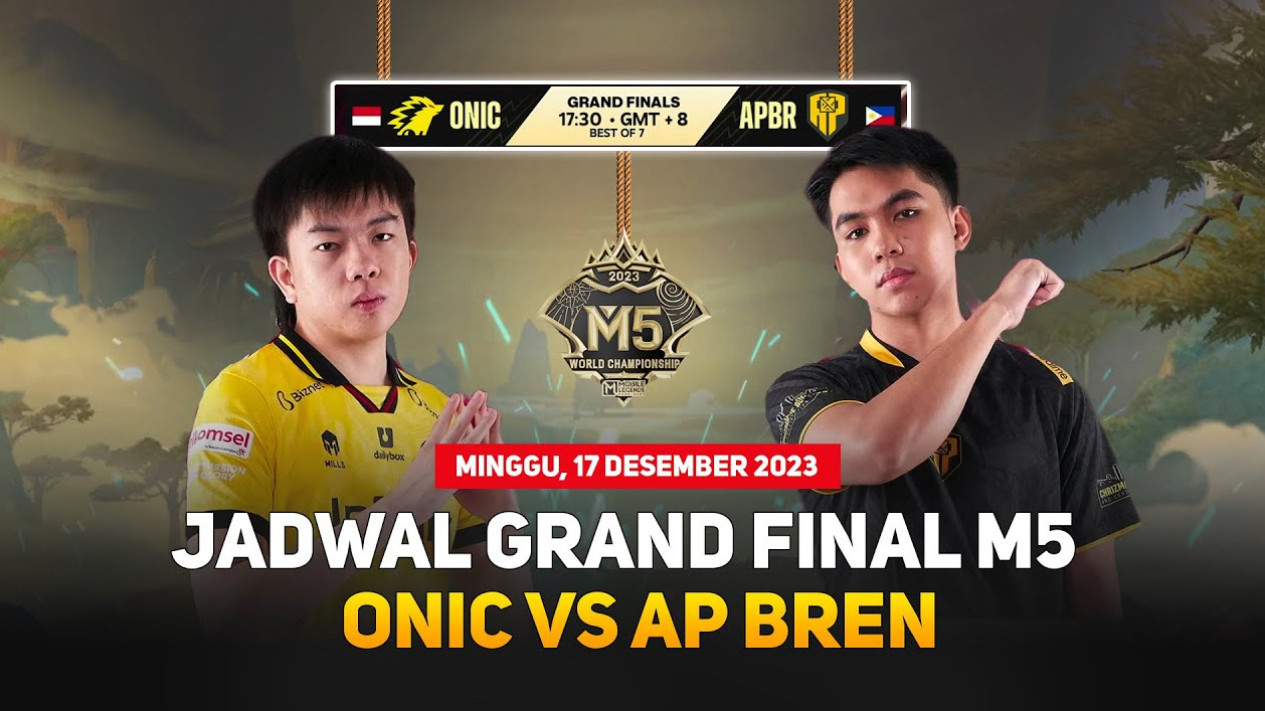 Foto Jadwal Final M5 World Championship 2023, Rematch: ONIC Esports Vs ...