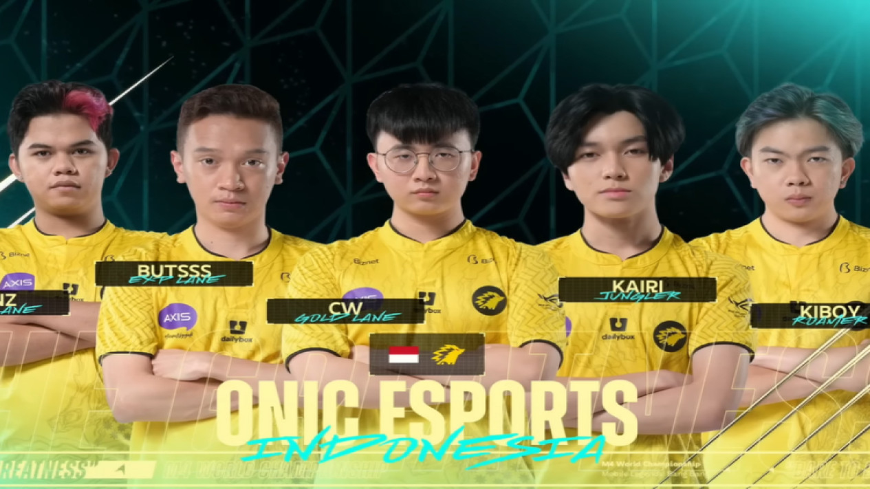 Foto Jadwal Dan Roster ONIC Esports Di MLBB Game Of Future 2024