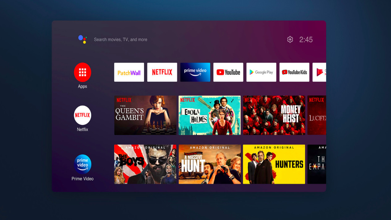 tampilan tv stick#xiaomi