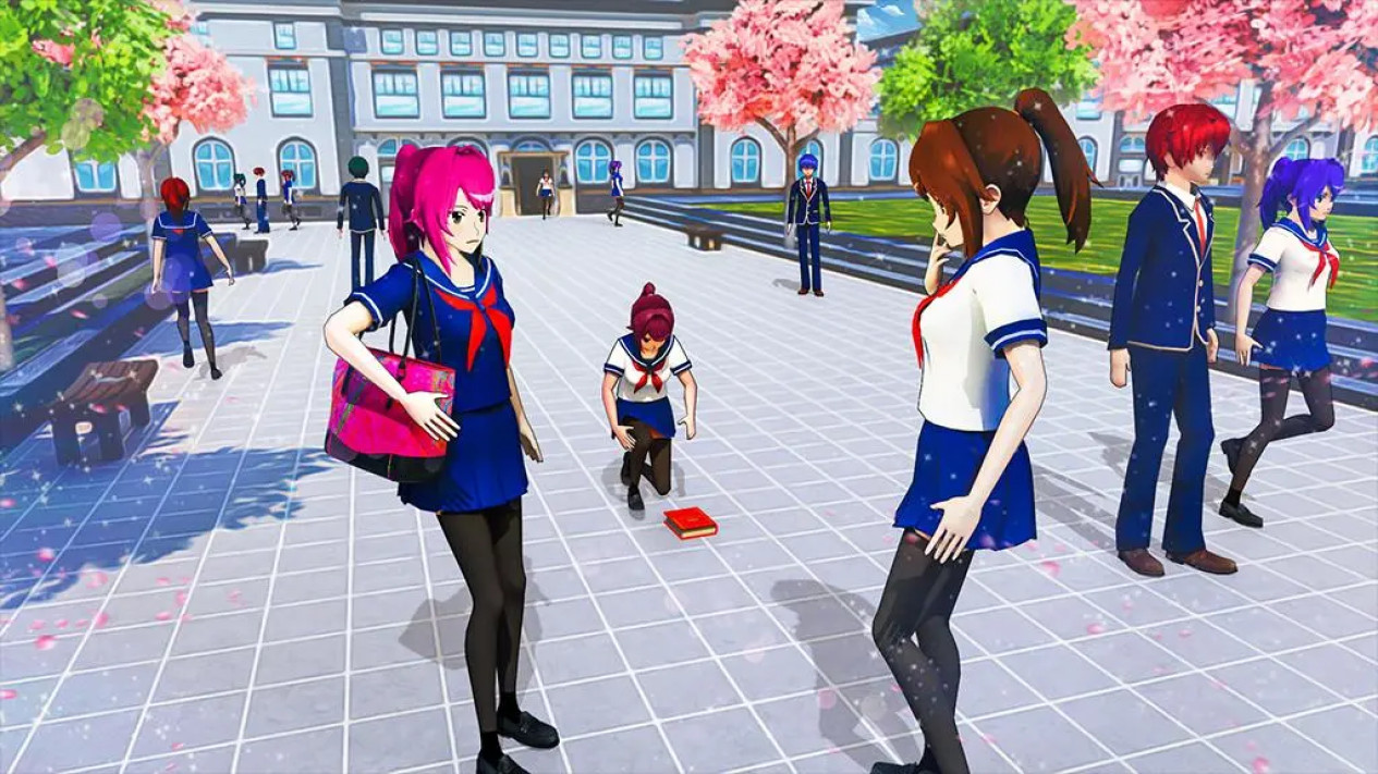 lingkungan Sekolah#sakura