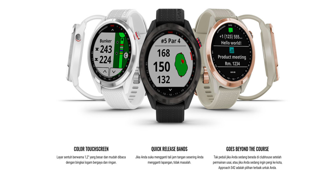 Garmin Approach S42: Jam Tangan GPS Golf yang Mengubah Permainan Anda