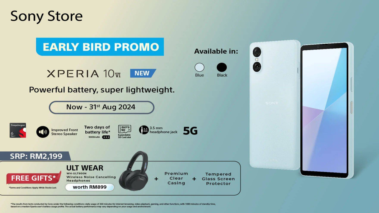 Harga di Malaysia Sony Xperia 10 VI # Sony Store Malaysia