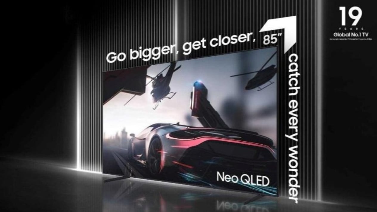 TV Samsung layar besar #Samsung