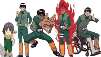 5 Jurus Taijutsu Terkuat Might Guy!