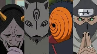 10 Karakter Keren di Naruto yang Mengenakan Topeng Misterius