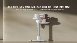 Xiaomi MIJIA Wireless Vacuum Cleaner 2 Dust Display Edition: Pembersih dengan Presisi Cahaya Hijau