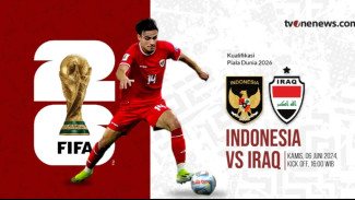 Link Live Streaming Timnas Indonesia vs Irak Kualifikasi Piala Dunia 2026