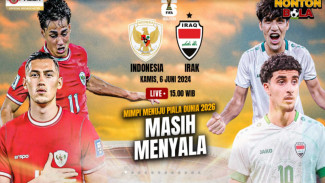 Link Live Streaming Tanpa VPN Timnas Indonesia vs Irak Kualifikasi Piala Dunia 2026