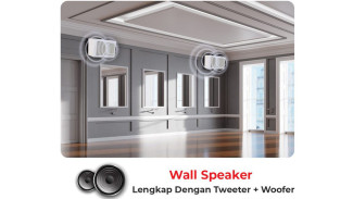 Polytron Wall Speaker PPB W05B15: Symphoni yang Indah Antara Suara dan Gaya!