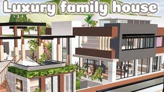 Cara Membuat Rumah Mewah 4 Lantai di Sakura School Simulator