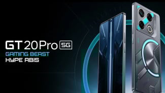 Infinix GT 20 Pro: HP Gaming Banget dengan Chipset 8200 Ultimate 4nm 5G dan Pendingin VC Liquid