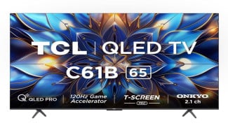 TCL Google TV C61B 4K QLED: Layar 4K QLED, Desain Elegan, Dolby ATMOS
