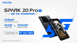 Tecno Spark 20 Pro 5G Siap Meluncur Bawa Kamera 108MP, Dimensity 6080 dan Baterai Tahan Lama