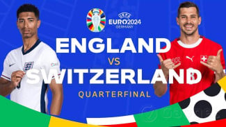 Prediksi dan Link Live Streaming Inggris vs Swiss Perempat Final Euro 2024