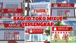 Cara Membuat Toko Mixue di Sakura School Simulator