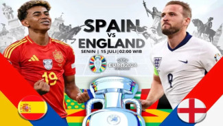 Link Live Streaming FInal Euro: Spanyol vs Inggris 15 Juli 02:00, Siapa Sang Juara?