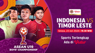 Live streaming Piala AFF U-19: Timnas Indonesia vs Timor Leste 23 Juli 2024 19.30, Pasti Menang!