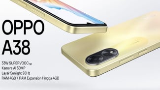 Oppo A38 Turun Harga 500 Ribu! Punya Kamera 50MP, Baterai 5000mAh, dan Support NFC Jadi Sejutaan!!