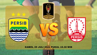 Link Live Streaming Persib Bandung vs Persis Solo di Piala Presiden 2024! Kick Off Pukul 19.30 WIB!