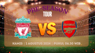 Live Streaming Liverpool vs Arsenal di Laga Pramusim Kamis 1 Agustus, Kick Off Pukul 06.30 WIB!