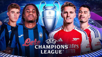 LINK Nonton Live Streaming Atalanta vs Arsenal Tanpa VPN di Liga Champions