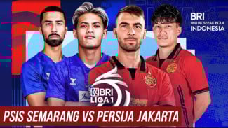 Saksikan Live Streaming PSIS vs Persija di BRI Liga 1 2024, Kick-off 19.00 WIB