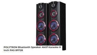 POLYTRON PAS 8FF28: Speaker Bertenaga dengan Suara Dahsyat dan Super Bass!