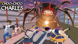 Cara Bertemu Monster Choo-Choo Charles Menakutkan di Sakura School Simulator