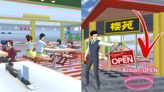 Cara Mudah Buka Cafe Baru di Sakura School Simulator