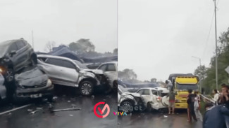Link Live Report Kecelakaan Beruntun di KM 92 Tol Cipularang Arah Jakarta