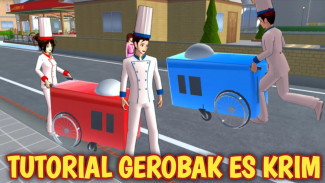 Panduan Cara Membuat Gerobak Ice Cream dengan Mudah di Sakura School Simulator