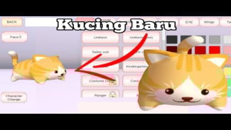 Cara Mudah Membuat Boneka Kucing di Sakura School Simulator