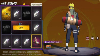 Buruan Klaim! Cara Dapat Tas Gulungan Naruto Free Fire, Item Langka yang Wajib Dimiliki!