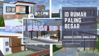 ID Rumah Mewah Terbesar di Sakura School Simulator, Yuk Coba!
