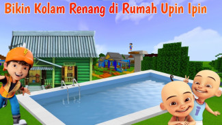 Cara Mudah Membuat Kolam Renang di Rumah Upin & Ipin di Sakura School Simulator!