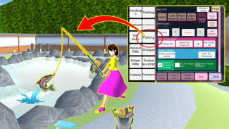 Cara Memancing Ikan di Sakura School Simulator