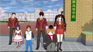 Panduan Membangun Rumah Pop It Barbie Lucu di Sakura School Simulator, Lengkap dengan ID Props!