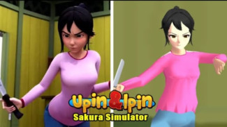 Cara Seru Mengunjungi Rumah Upin Ipin dan Bertemu Kak Ros di Sakura School Simulator