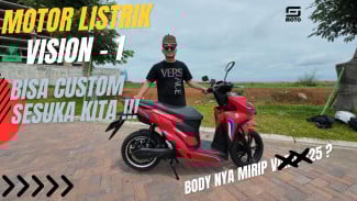 Vision 1 Hadir di Indonesia, Motor Listrik yang Keren dan Ramah Lingkungan