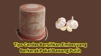Tips Cerdas Bersihkan Ember yang Berkerak Pakai Bawang Putih