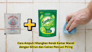 Cara Ampuh Hilangkan Kerak Kamar Mandi dengan Sitrun dan Cairan Pencuci Piring
