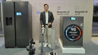 Canggih! Kulkas dan Vacuum Cleaner Samsung Bespoke AI Kini Bisa Dioperasikan via Smartphone