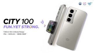 Itel City 100 Resmi Meluncur! HP Rp 1 Jutaan Ini Bisa Tempel Speaker Magnetik, Tahan Air & Banting!