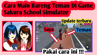 Cara Kreatif Main Bareng di Sakura School Simulator Meski Tanpa Fitur Multiplayer