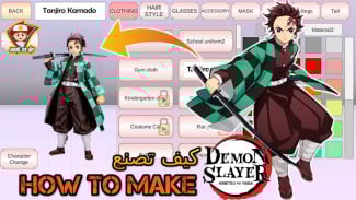 Cara Lengkap Membuat Karakter Anime Demon Slayer di Sakura School Simulator, Bisa Tanjiro sampai Nezuko