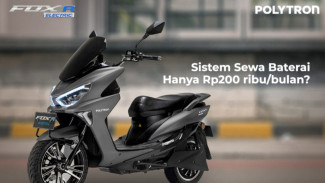 Coba Sekarang! Motor Listrik Polytron dengan Sewa Baterai Murah Mulai Rp200Rb/Bulan