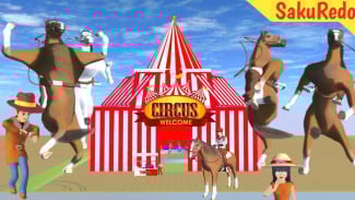 Cara Seru Menonton Sirkus di Sakura School Simulator: Petualangan Seru dan Penuh Warna