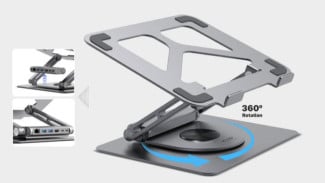 Tingkatkan Produktivitasmu dengan 5 Stand Laptop Premium Berfitur USB Hub!