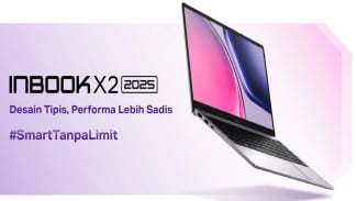 INBOOK X2 2025: Laptop Tipis Super Terang dengan Performa Intel Generasi Baru